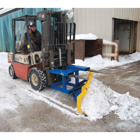 Vestil Fork Truck Snow Plow / Pusher - 72" Blade, 60° Rotation (SPB Series)