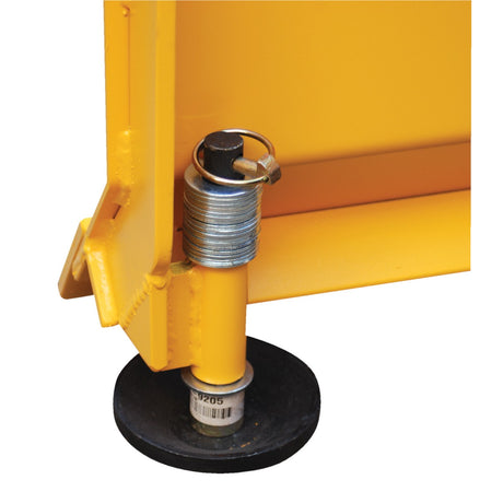 Vestil Fork Truck Snow Plow / Pusher - 72" Blade, 60° Rotation (SPB Series)