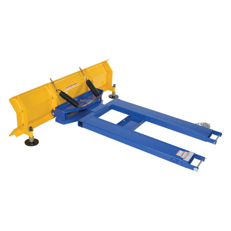 Vestil Fork Truck Snow Plow / Pusher - 72" Blade, 30° Rotation (SPB-V Series)