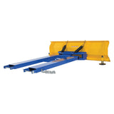Vestil Fork Truck Snow Plow / Pusher - 72" Blade, 30° Rotation (SPB-V Series)