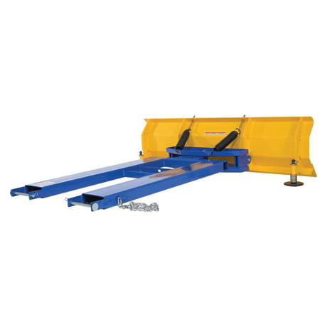 Vestil Fork Truck Snow Plow / Pusher - 72" Blade, 30° Rotation (SPB-V Series)