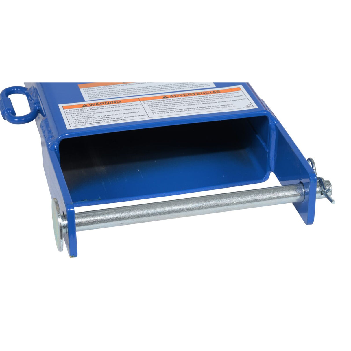 Vestil Fork Truck Snow Plow / Pusher - 72" Blade, 30° Rotation (SPB-V Series)