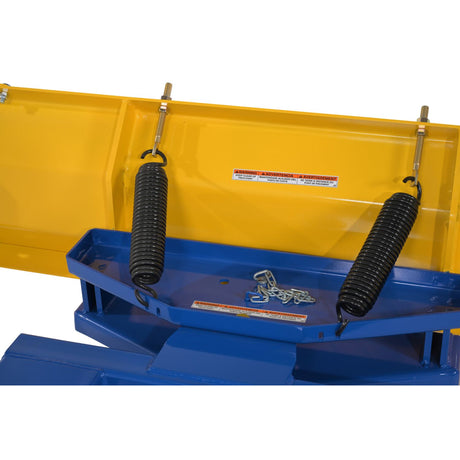 Vestil Fork Truck Snow Plow / Pusher - 72" Blade, 30° Rotation (SPB-V Series)