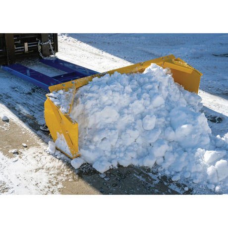 Vestil Fork Truck Snow Plow / Pusher - 72" Blade, 30° Rotation (SPB-V Series)