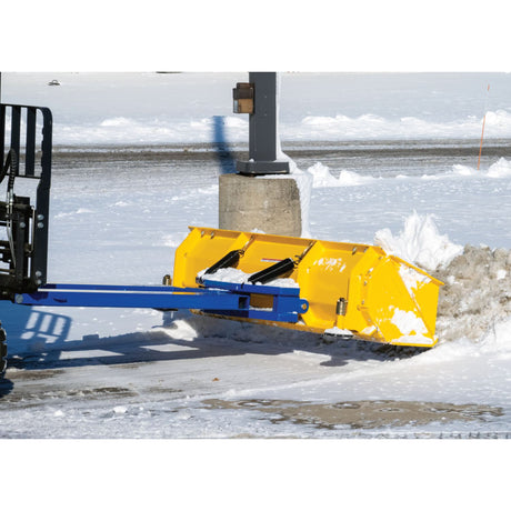 Vestil Fork Truck Snow Plow / Pusher - 72" Blade, 30° Rotation (SPB-V Series)