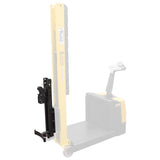 Vestil S-CB-NM-60 Counter-Balanced Narrow Mast Powered Stacker | 600 lb Capacity, 60" Lift, 17 Quick-Change Attachments Available