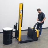 Vestil S-CB-NM-60 Counter-Balanced Narrow Mast Powered Stacker | 600 lb Capacity, 60" Lift, 17 Quick-Change Attachments Available