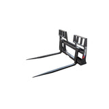 Glacier Attachments - Storm Hay Spear Pallet Forks (Adjustable Double Spear)