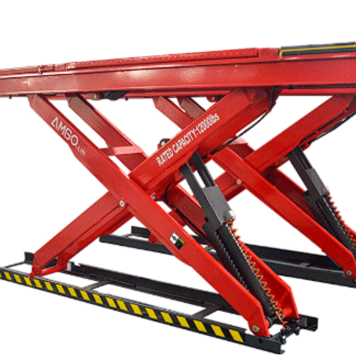 AMGO DX-12A Double-Scissor Alignment Lift – 12,000 lb Main + 9,000 lb Integrated Sub-Lift