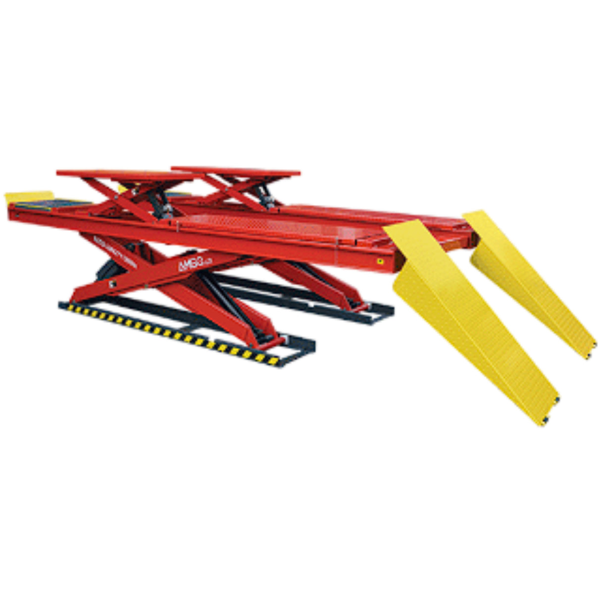 AMGO DX-12A Double-Scissor Alignment Lift – 12,000 lb Main + 9,000 lb Integrated Sub-Lift