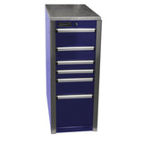Homak Big Dawg HXL Pro Side Cabinet — 6 Drawer, Stainless Steel Top
