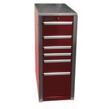 Homak Big Dawg HXL Pro Side Cabinet — 6 Drawer, Stainless Steel Top