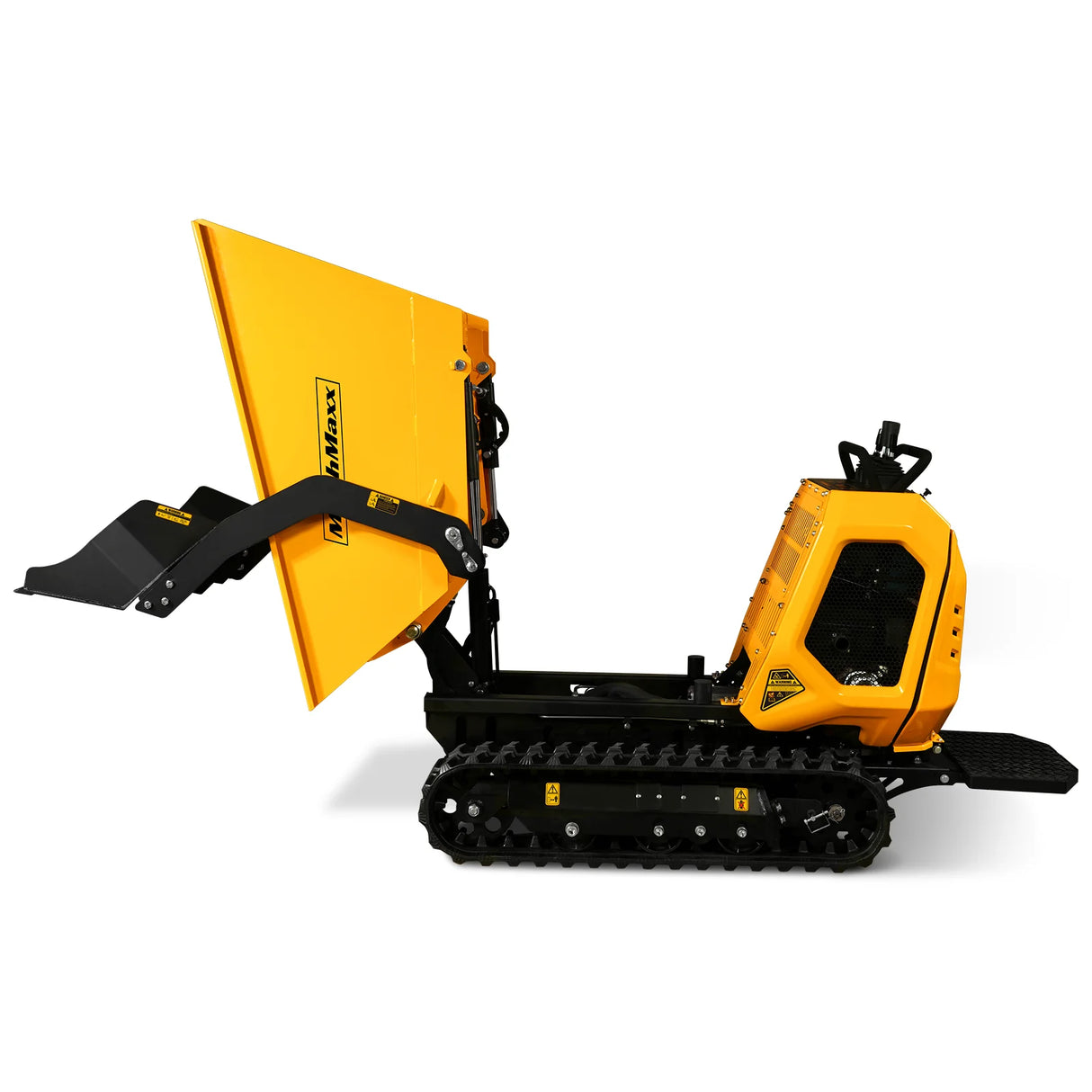 MechMaxx 1800lb 420cc Stand-On Hydraulic Track Dumper, Self-Loading, T80