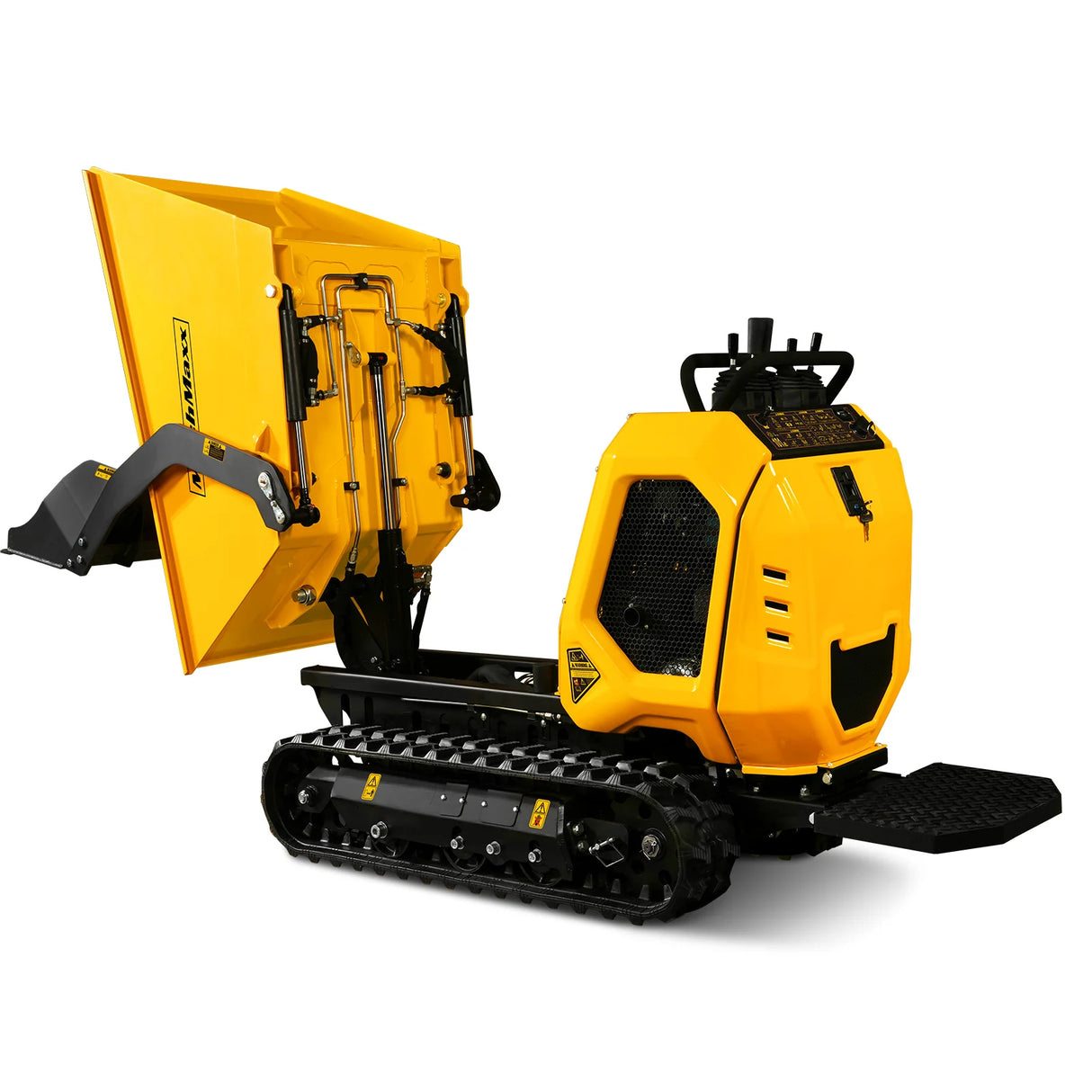 MechMaxx 1800lb 420cc Stand-On Hydraulic Track Dumper, Self-Loading, T80