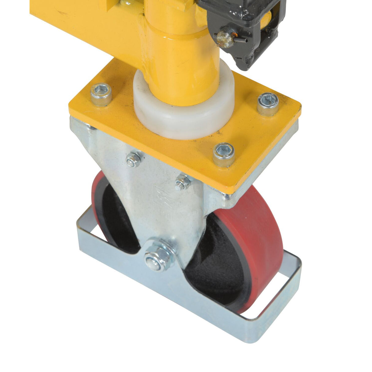 Vestil TAL Tote-A-Load — Open-Design Foot Pump or DC Powered Tote Lifter for Workstation Operations