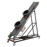 Martins Industries Mobile Dolly/Stand for 15′ & 18′ Tire Conveyors (TC-STAND-1518) – Wheeled Steel Stand for TC-15 & TC-18