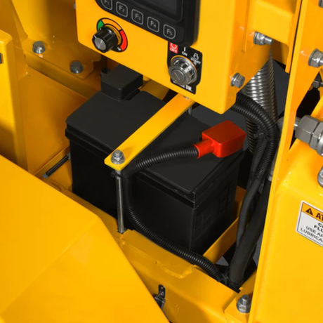 MechMaxx - 35HP 1000cc ZONSEN Gas Powered Commercial Wood Chipper with Hydraulic Feed System, 8” Capacity, Electric Start CROBA TX1000