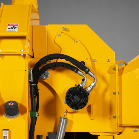 MechMaxx - 35HP 1000cc ZONSEN Gas Powered Commercial Wood Chipper with Hydraulic Feed System, 8” Capacity, Electric Start CROBA TX1000