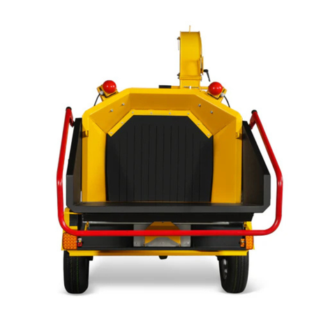 MechMaxx - 35HP 1000cc ZONSEN Gas Powered Commercial Wood Chipper with Hydraulic Feed System, 8” Capacity, Electric Start CROBA TX1000