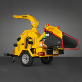 MechMaxx - 35HP 1000cc ZONSEN Gas Powered Commercial Wood Chipper with Hydraulic Feed System, 8” Capacity, Electric Start CROBA TX1000
