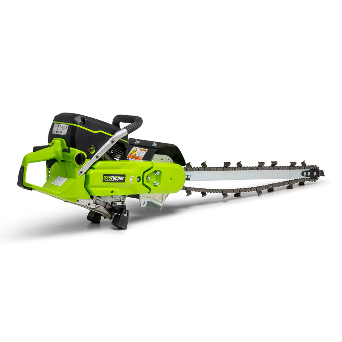 MiniTrencher GeoRipper 27 Handheld Gas Mini Trencher – 74cc 2-Stroke, 27" Digging Depth Portable Trencher with Optional EZ Kart Walk-Behind Conversion
