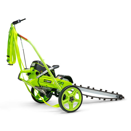 MiniTrencher GeoRipper 16 Handheld Gas Mini Trencher – 74cc 2-Stroke, 16" Digging Depth Portable Trencher for Irrigation, Wire & Pipe