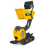 MechMaxx 1100lb 420cc Stand-On Track Dumper, Tipping & Lifting, T80HL