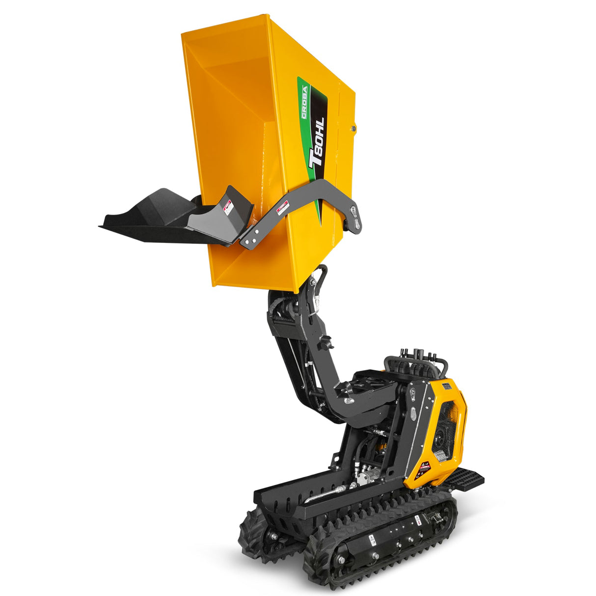 MechMaxx 1100lb 420cc Stand-On Track Dumper, Tipping & Lifting, T80HL