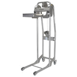 Vestil ULM-MS-220 Stainless Steel Manual Load Stacker | 304L Cradle Design, 220 lb Capacity, Sanitary Hand-Operated Lift
