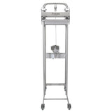 Vestil ULM-MS-220 Stainless Steel Manual Load Stacker | 304L Cradle Design, 220 lb Capacity, Sanitary Hand-Operated Lift