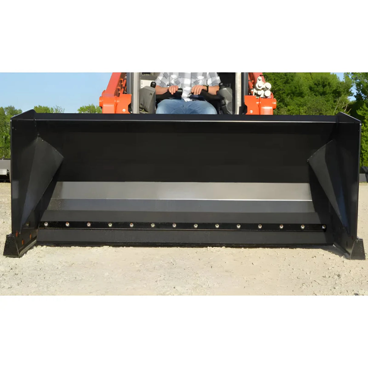 Loflin Fabrication Skid Steer Snow Pusher