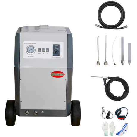 Sanitmax SM2000 Dry Ice Blasting Machine, 44 lbs Dry Ice Hopper