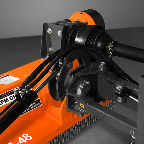 MechMaxx 48" Offset Flail Ditch Bank Mower, 3-Point, 25-50HP, VAM48