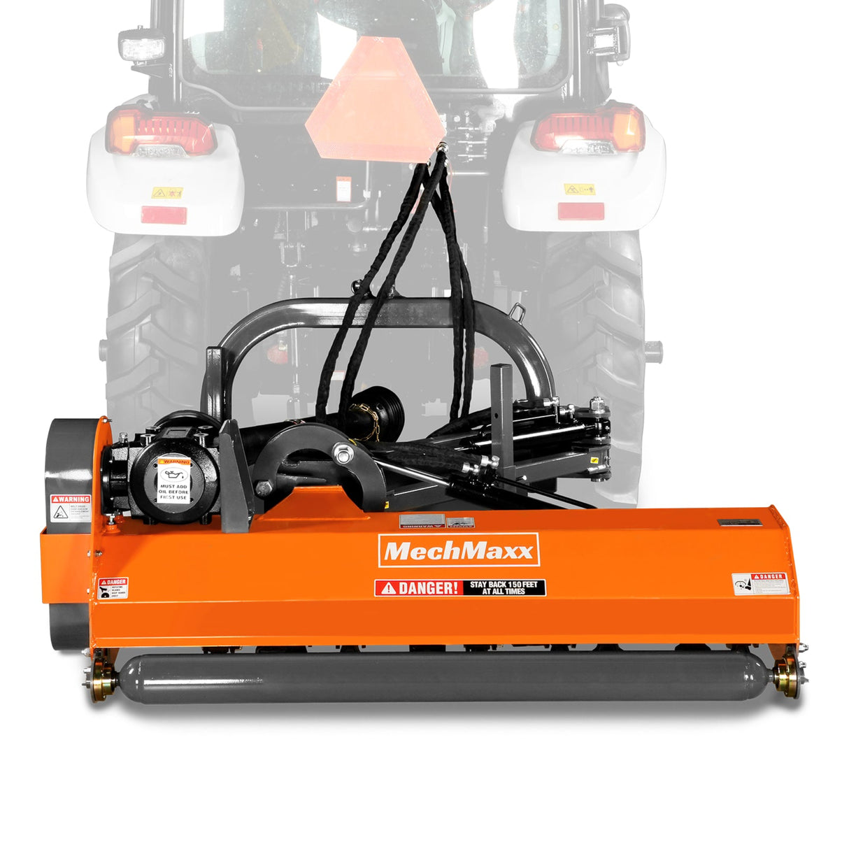 MechMaxx 60" Offset Flail Ditch Bank Mower, 3-Point, 25-60HP, VAM60