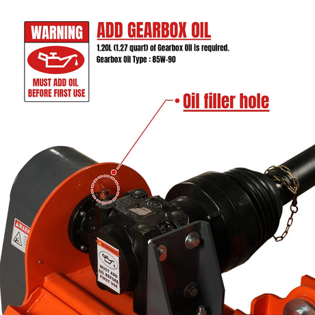 MechMaxx 72" Heavy Duty Offset Ditch Bank Flail Mower, CMR Gearbox, 90° Tilt