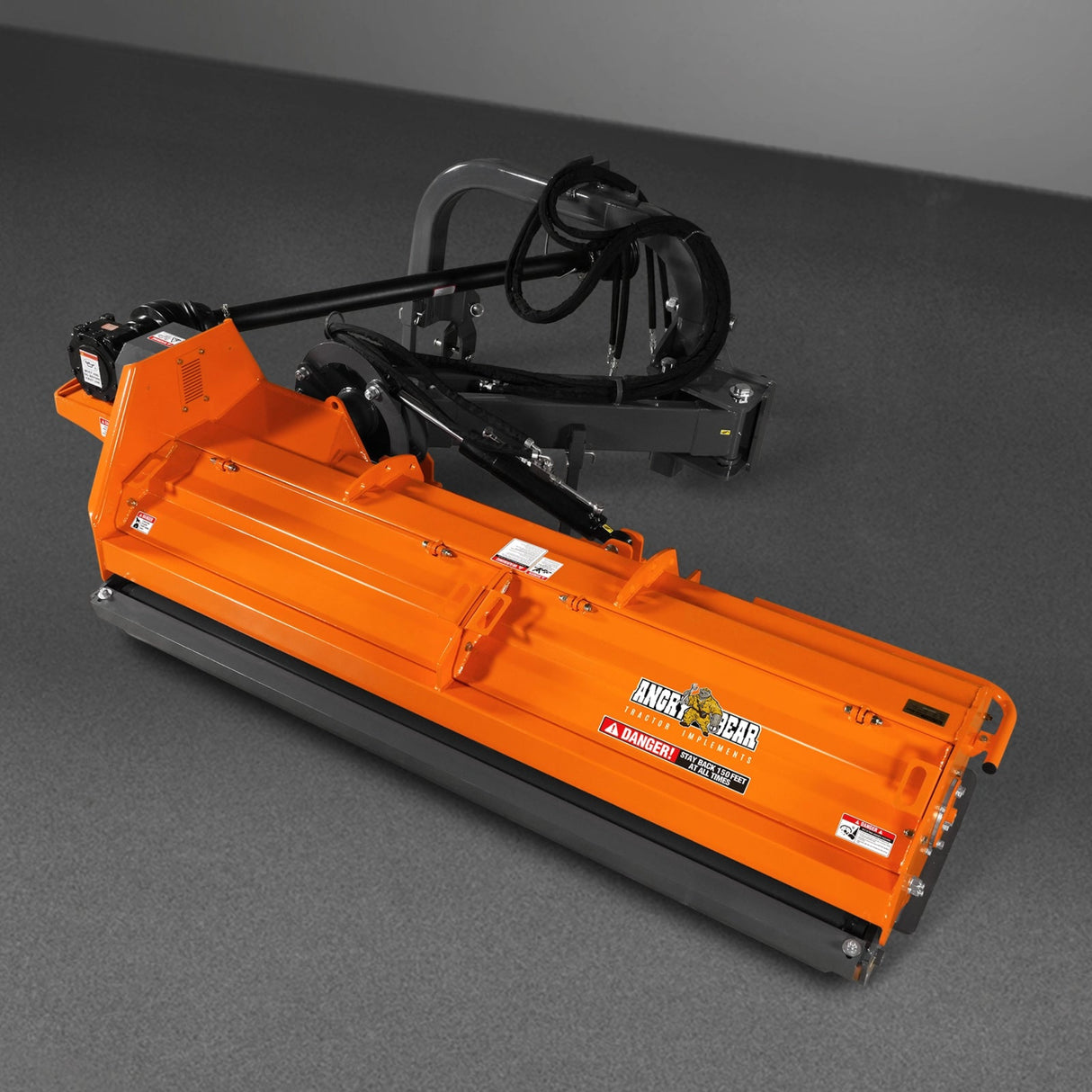 MechMaxx 86" Heavy Duty Offset Ditch Bank Flail Mower, CMR Gearbox, PTO, VBM86