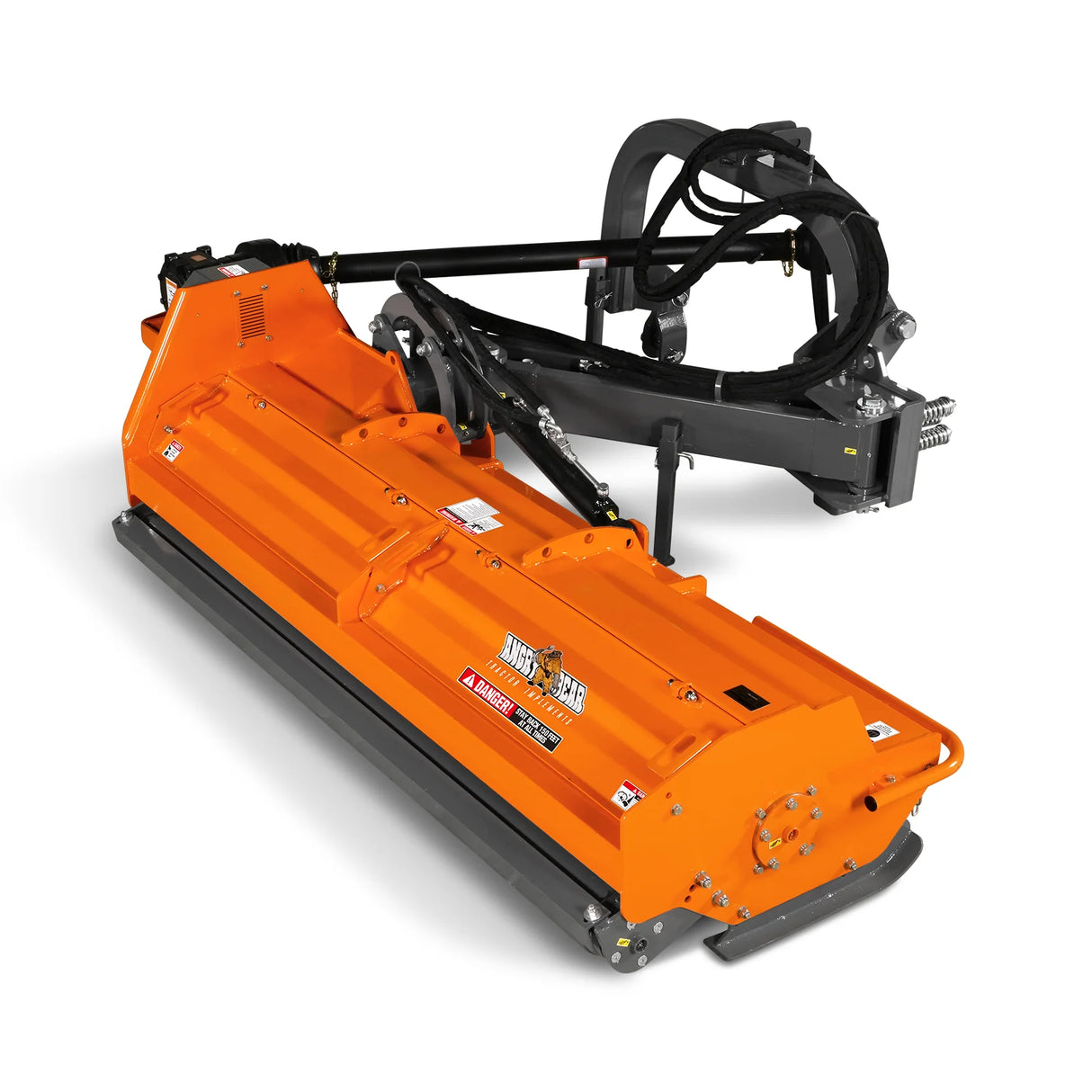 MechMaxx 86" Heavy Duty Offset Ditch Bank Flail Mower, CMR Gearbox, PTO, VBM86