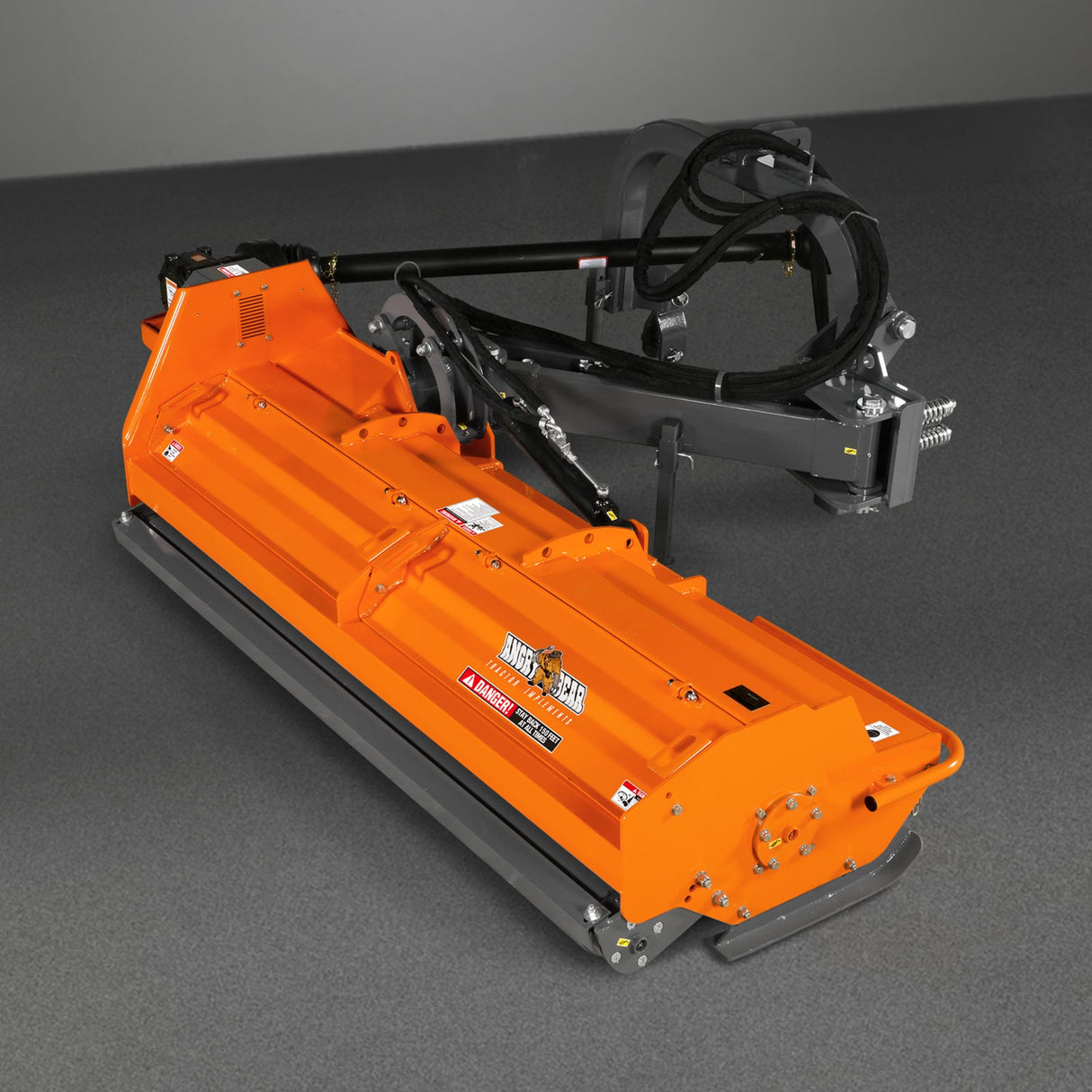 MechMaxx 86" Heavy Duty Offset Ditch Bank Flail Mower, CMR Gearbox, PTO, VBM86