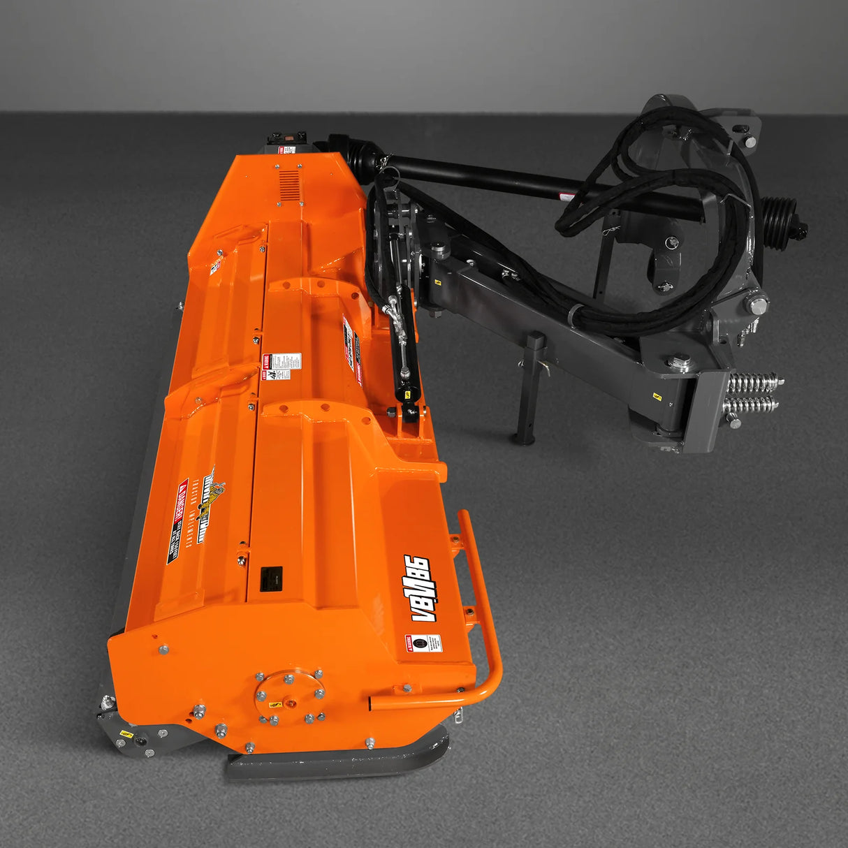 MechMaxx 86" Heavy Duty Offset Ditch Bank Flail Mower, CMR Gearbox, PTO, VBM86