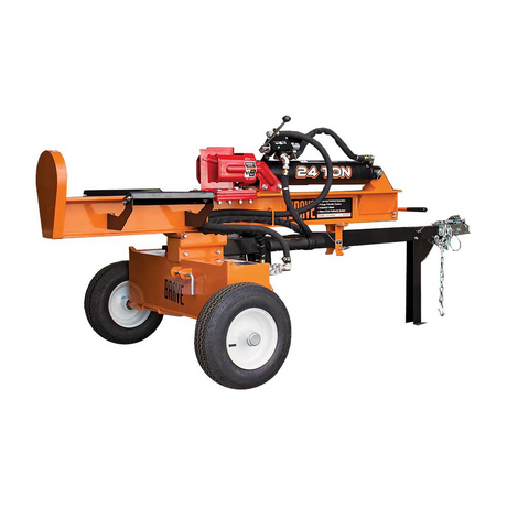 Brave Tow Behind Log Splitter 24-Ton Vertical/Horizontal Portable Gas with Honda GC160 Engine 160cc VH1724GC