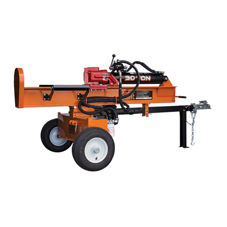Brave Tow Behind Log Splitter 30-Ton Vertical/Horizontal Portable Gas with Honda GC190 Engine 189cc VH1730GC