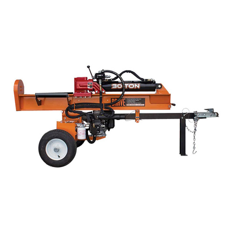 Brave Tow Behind Log Splitter 30-Ton Vertical/Horizontal Portable Gas with Honda GC190 Engine 189cc VH1730GC
