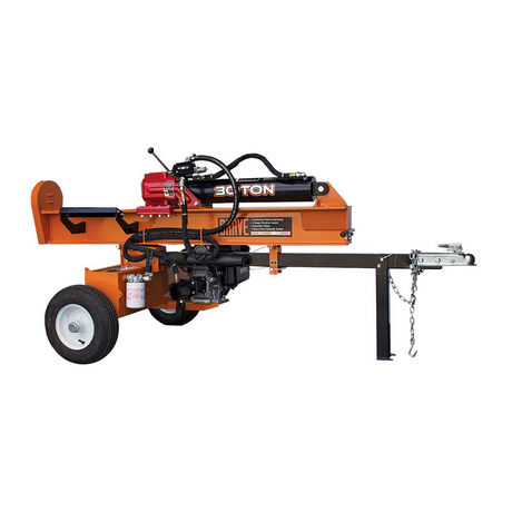 Brave Tow Behind Log Splitter 30-Ton Vertical/Horizontal Portable Gas with Honda GC190 Engine 189cc VH1730GC