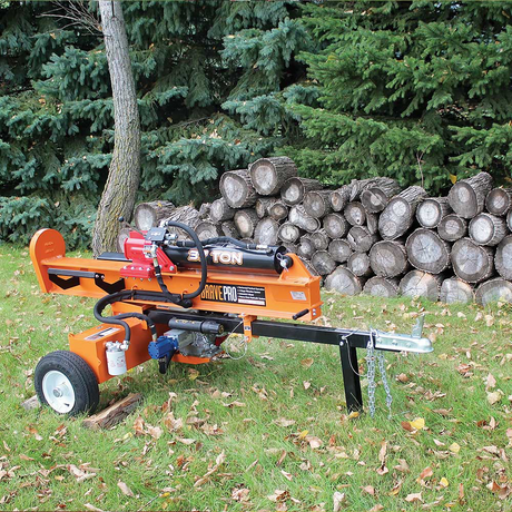 Brave Tow Behind Log Splitter 37-Ton Vertical/Horizontal Portable Gas with Honda GX270 Engine 270cc VH1737GX