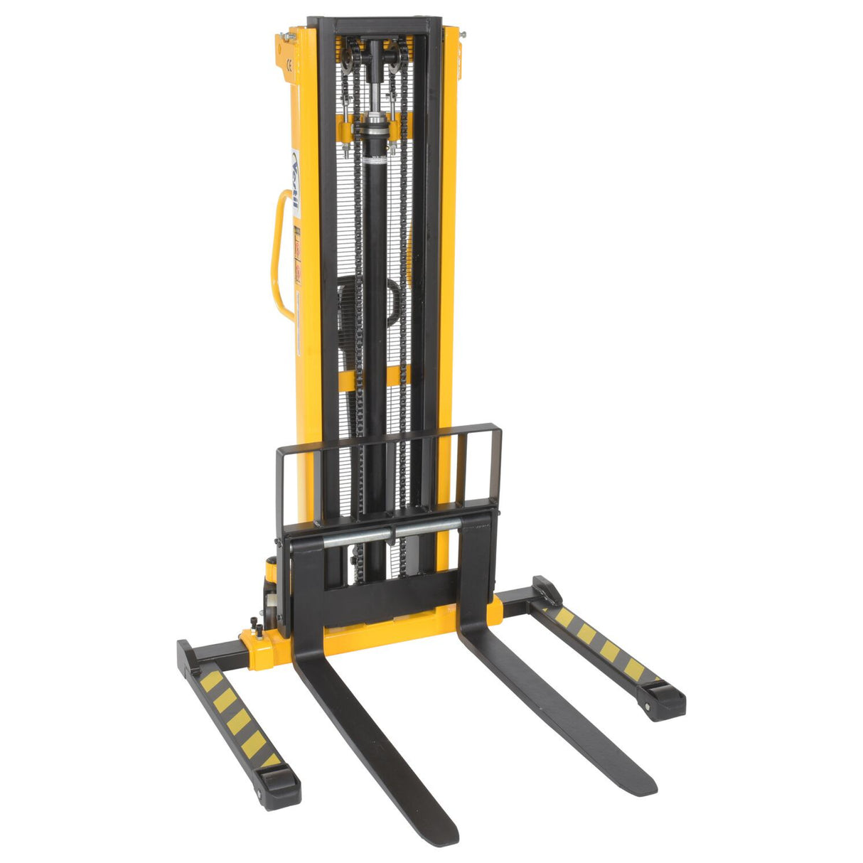 Vestil VHPS-2000 Manual Hand Pump Stacker | 2,000 lb Capacity, Adjustable or Fixed Forks, 17" to 118" Lift Height Options