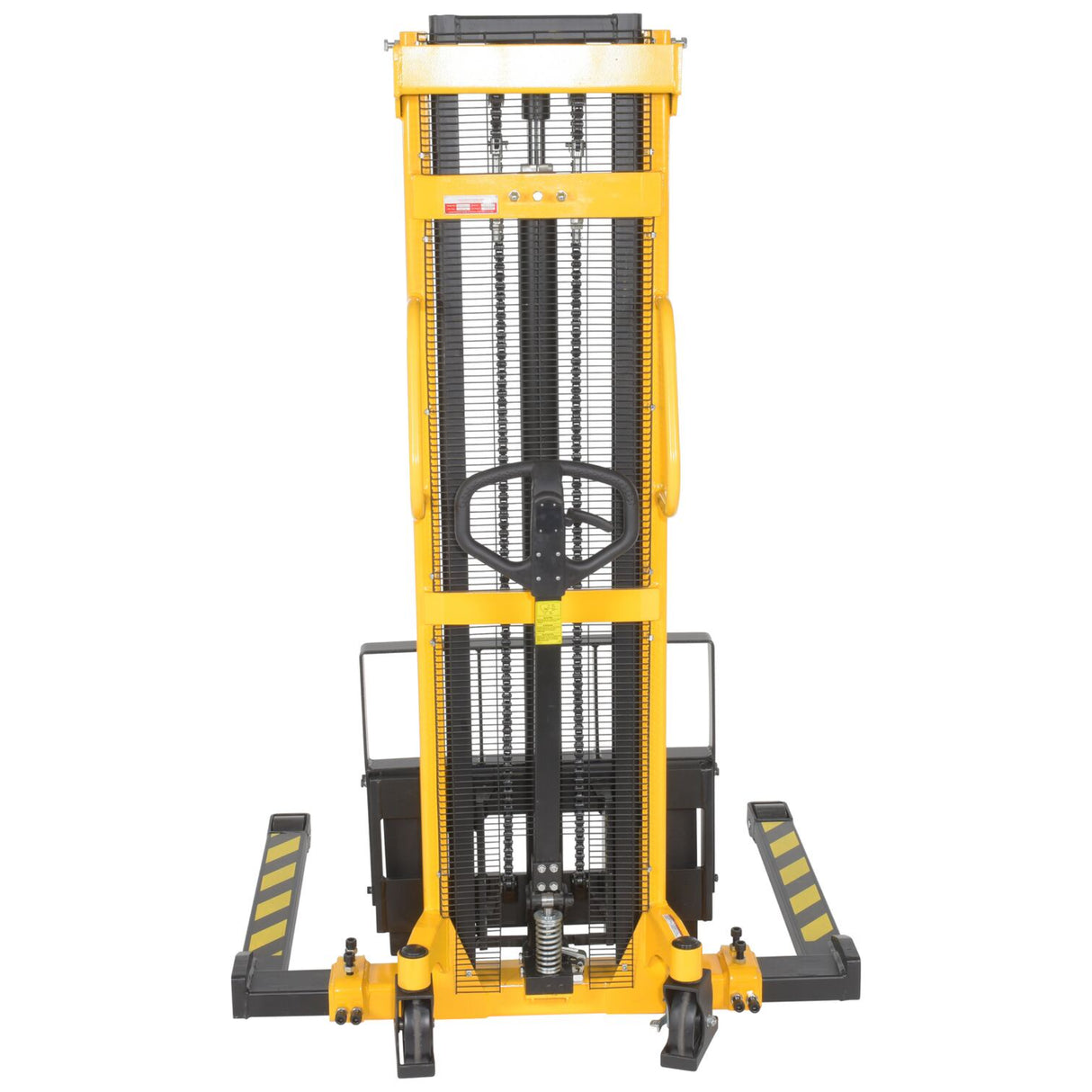 Vestil VHPS-2000 Manual Hand Pump Stacker | 2,000 lb Capacity, Adjustable or Fixed Forks, 17" to 118" Lift Height Options
