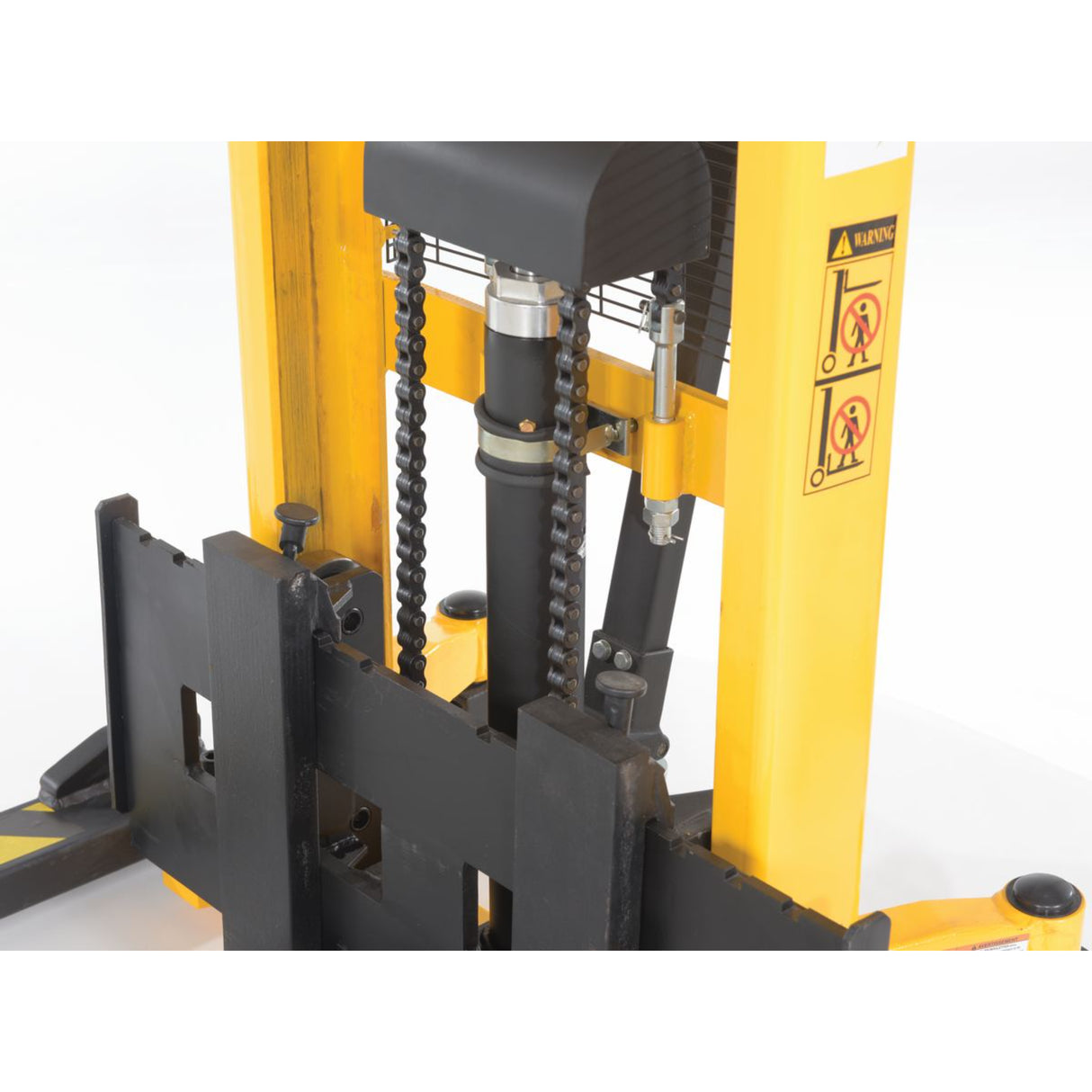 Vestil VHPS-2000 Manual Hand Pump Stacker | 2,000 lb Capacity, Adjustable or Fixed Forks, 17" to 118" Lift Height Options