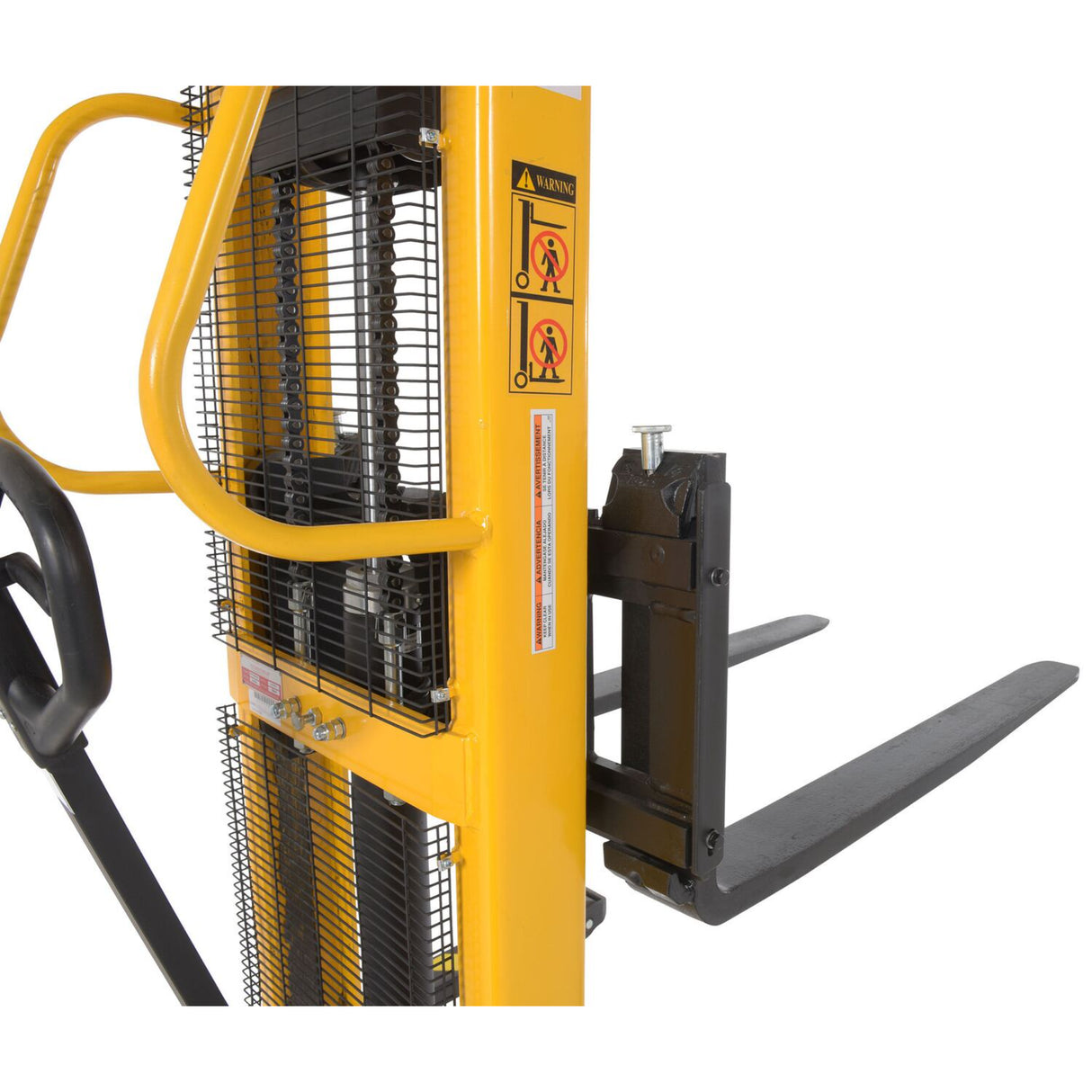 Vestil VHPS-2000 Manual Hand Pump Stacker | 2,000 lb Capacity, Adjustable or Fixed Forks, 17" to 118" Lift Height Options
