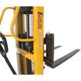 Vestil VHPS-2000 Manual Hand Pump Stacker | 2,000 lb Capacity, Adjustable or Fixed Forks, 17" to 118" Lift Height Options