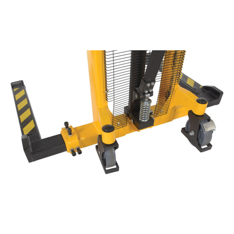 Vestil VHPS-2000 Manual Hand Pump Stacker | 2,000 lb Capacity, Adjustable or Fixed Forks, 17" to 118" Lift Height Options